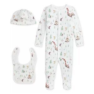 Polo Ralph Lauren NWT x Riley Sheehey Baby 3-Pc. Cotton Boxed Gift Set 9M